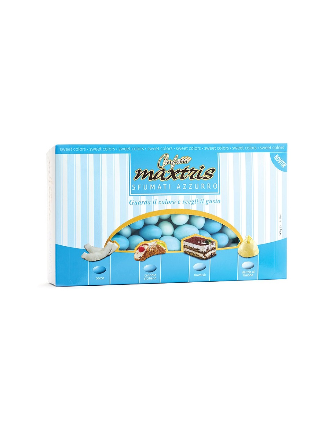 Confetti neri al cioccolato Maxtris 1 kg confettata