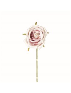 36 PZ FIORI ARTIFICIALI BOCCIOLO ROSA PANNA DIAM.4 CM BOMBONIERA SEGNAPOSTO  COMPOSIZIONE