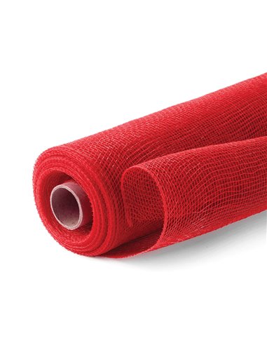 Rotolo Nastro Satin ROSSO H 50 mm X 25 Metri - Kadosa