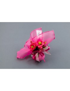 10 Sacchetti tulle porta confetti Rosa diametro 24 cm veli bomboniere